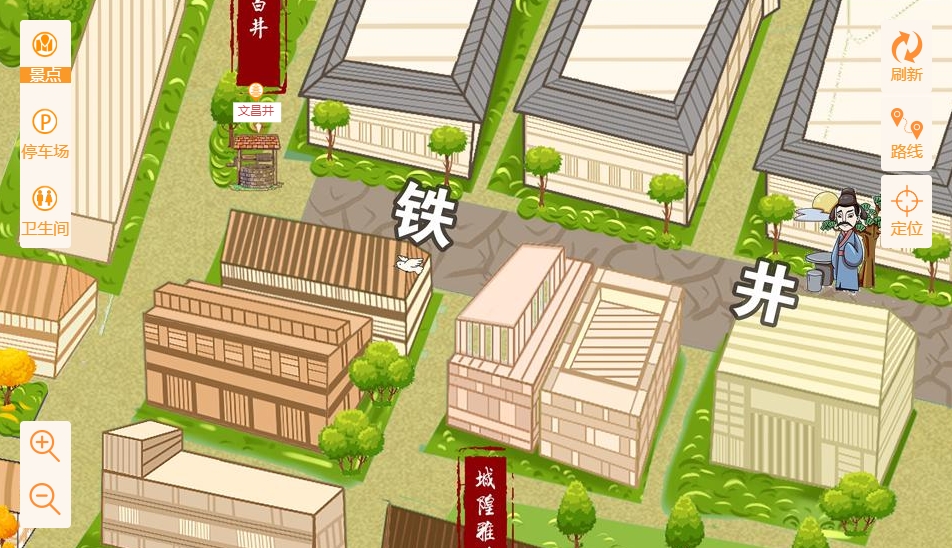 香坊智慧景区：手绘地图与语音导览的完美融合