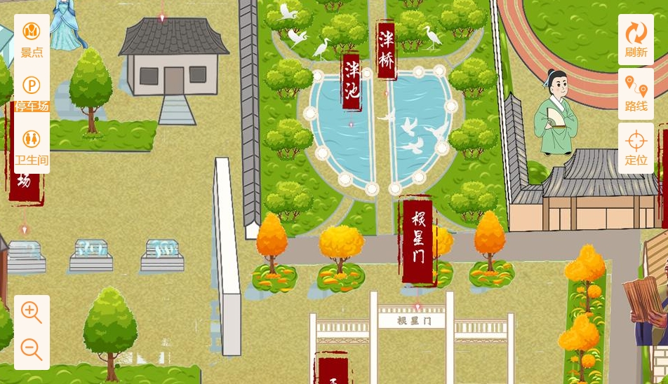 香坊手绘地图景区语音讲解导览系统：智慧景区建设的基石