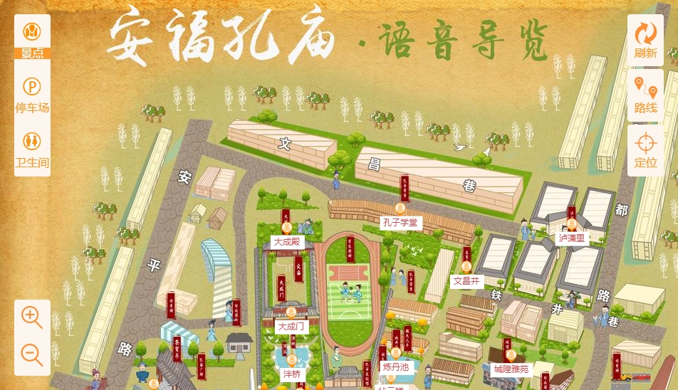 香坊手绘地图：智慧景区智能化服务的延伸